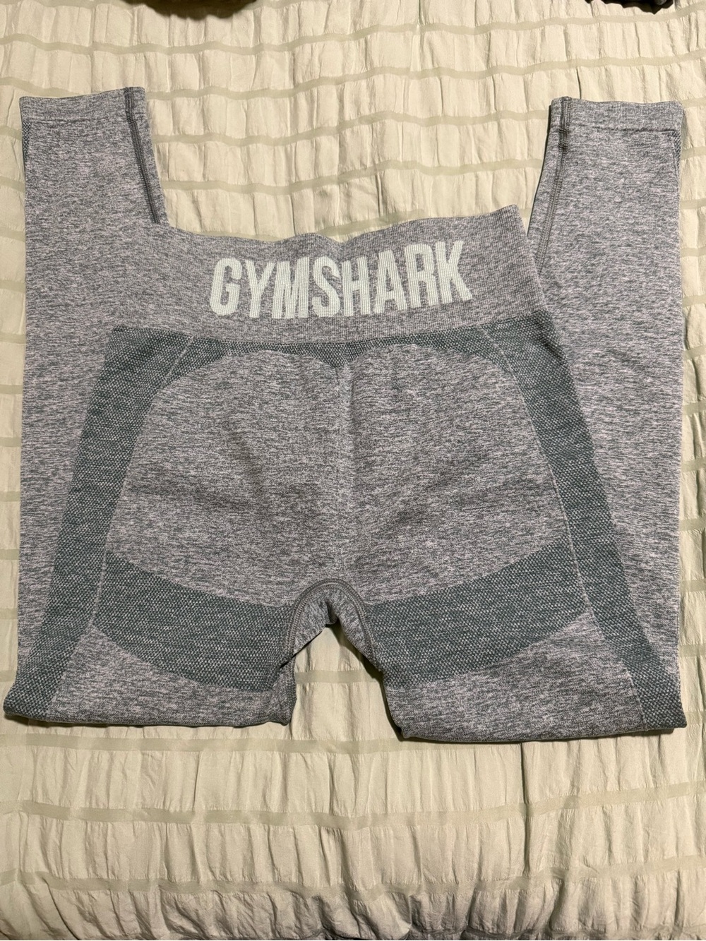 Gymshark Women's Heather Gray Seamless High-Waist Training Shorts